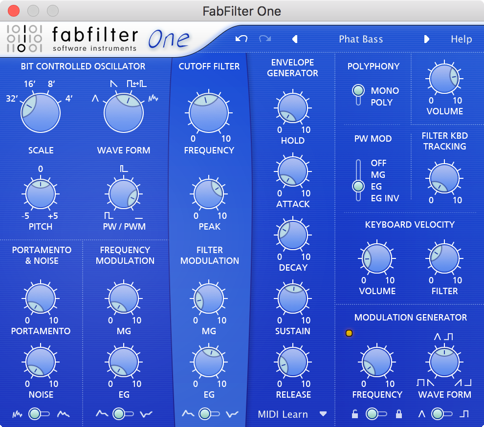 FabFilter One – DiAudio